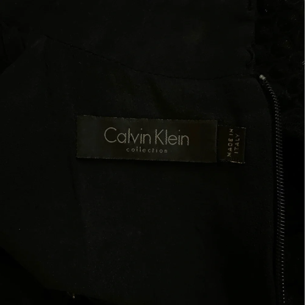 Calvin Klein Collection High-neck Elegant Black Sleeveless Dress - Picture 8 of 9